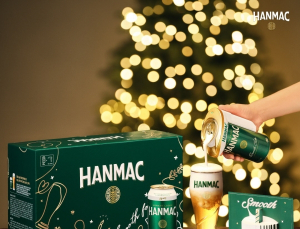 오비맥주 한맥, 캔맥주 전용 거품기 강화…연말 선물 세트로 출시