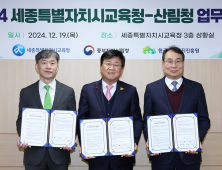 '세종 늘봄 프로그램 지원'… 산림복지진흥원-중부지방산림청-세종시교육청 맞손