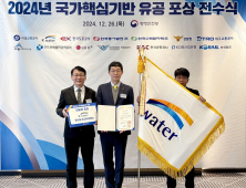 수자원공사 ‘국가핵심기반 재난관리평가’ 대통령 표창