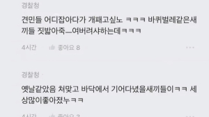 ‘견민’ 남태령 시위대 조롱한 경찰 블라인드…게시자 수사 착수