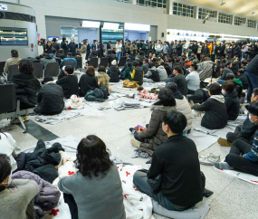 통곡으로 가득찬 무안국제공항 [쿠키포토]