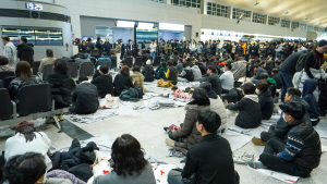 통곡으로 가득찬 무안국제공항 [쿠키포토]