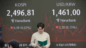 코스피, 0.02% 내린 2496.81…코스닥 0.90%↓[마감]