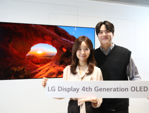 LG디스플레이, AI시대 최적화 ‘4세대 OLED TV 패널’ 공개