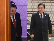 ‘대권 라이벌의 평행선’ 윤석열-이재명, 같은 날 법정 출석
