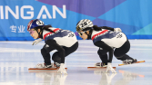 여자 쇼트트랙, 3000m 계주 노메달…마지막 바퀴서 넘어져 [하얼빈AG]
