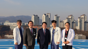 안철수, 아주대 권역외상센터 의료시스템 점검