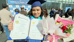 에티오피아 참전용사 후손, 명지대 정치학 석사 학위 취득