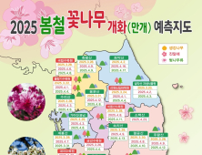 '올해 봄꽃, 작년보다 늦어 핀다'