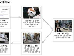 배달의민족, 강남 일대서 B마트 로봇배달 서비스 시작