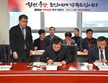 ‘성과 중심·도전적’ 직무성과 계약 체결 [힘쎈충남 브리핑]
