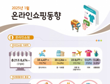 온라인 쇼핑 거래액 21조8674억원…1월 기준 역대 최대