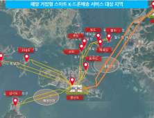 보령 일대 9개 섬에 드론 배달원 뜬다