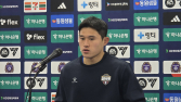 상암과 달랐던 안양 잔디…이동경 “잔디가 너무 좋았어요”