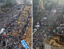 둘로 나뉜 서울…“尹 파면해야” vs “헌재 딴짓하면 한칼” 