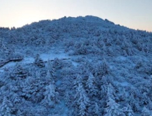 지리산국립공원 세석평전 설경