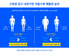 근육 적고 내장지방 많으면 ‘폐활량’도 감소…“최대 4배 차이”
