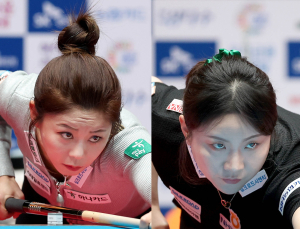 ‘당구 여제’ 김가영, 김민아와 제주에서 ‘1억’ 걸린 결승전 [LPBA]