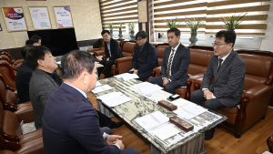 [포토] 여중협 강원도행정부지사, 평창군청 방문 현안 청취 