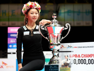 ‘당구 여제’ 김가영, 월드챔피언 등극…통산 14승 금자탑 [LPBA]
