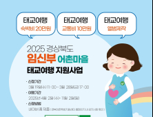 경북도, 저출생 극복 첫 걸음 ‘맘(Mom) 태교 여행’ 지원