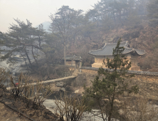 안동 만휴정 산불 이겨내고 건재...고운사는 전소