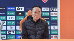 5경기 만에 이긴 김학범 감독 “승리로 자신감 가졌으면”