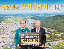 부산축협조합장 김태용, 고향사랑기부 의령군 최고금액 2천만원 기탁