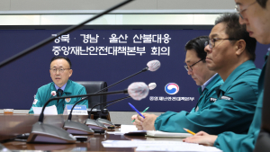 중대본 “내일까지 산불 피해 지역 사전 조사 완료할 것”