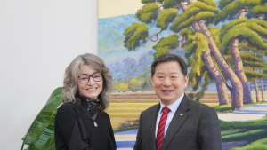 이철규 산자위원장, 에스토니아 의회  요코 알렌데르 환경위원장 접견