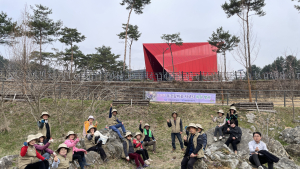 영월 관광센터 일원서 동강할미꽃 자생지 복원 행사 '성료'