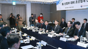 트럼프 2기 조선 호조세 기대…무보, 중형조선 RG 발급 확대