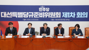 ‘당원 50%, 국민 여론조사 50%’…민주, 경선룰 결정