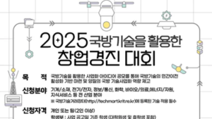 방사청, ‘국방기술 활용 창업경진대회’ 참가자 모집