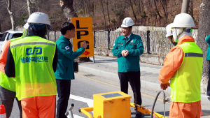 [포토]관내 주요사업장 현장 점검 나선 이상호 태백시장