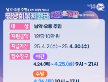 무안군, 남악‧오룡 민생회복지원금 야간‧주말 특별지급