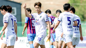 진주시민축구단, 세종SA축구단에 2-1 역전승