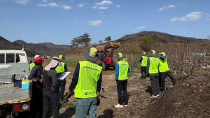 의성군, 산불 피해 단촌·안평 고추밭 19ha에 농기계·인력 집중 투입
