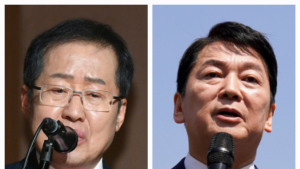 홍준표-안철수 맞수토론 지명 놓고 신경전…“만만해” vs “내가 할 말 먼저해”