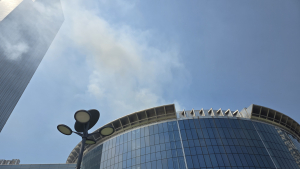 코엑스 화재 발생, 월드IT쇼 관람객 대피 중