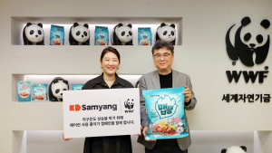 삼양식품 맵탱, 세계자연기금과 MOU…“에어컨 사용 절감 동참”