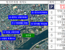 진주시, 진주논개제 기간 임시주차장 7개소 무료 개방