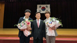경상국립대병원, 김희민 건축계장·강순영 직원 진주시 '모범시민' 표창 수상
