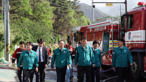 고기동 행안부 장관 직무대행, 대구 산불대응 상황 점검