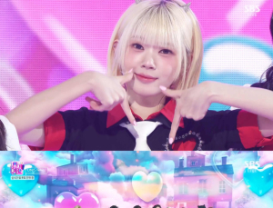 ‘인기가요’ 유니스, ‘SWICY’ 음방 피날레 장식