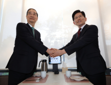 김문수-한덕수, 단일화 협상 오후 8시 30분 재개