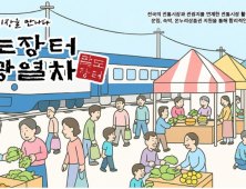 “기차 타고 전통시장 가자”… ‘팔도장터관광열차’ 운행