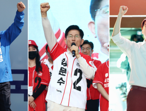 이재명 49.5% 김문수 38.2% 이준석 5.7%…대선 후보 등록 후 첫 조사 [한길리서치] 