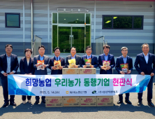 NH농협은행 충남본부, ‘희망농업 우리농가 동행기업’ 현판식