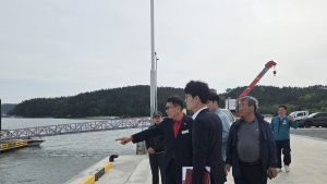 정광섭 충남도의원, 태안 만대항 보강공사 촉구